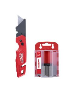 MLW48-22-1504 image(0) - Milwaukee Tool FASTBACK Folding Utility Knife with Blade Storage and 50pc Blades