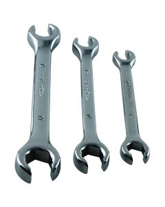 KTI44500 image(1) - K Tool International WRENCH SET FLARE NUT 3 PC. METRIC