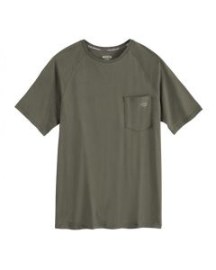 VFIS600MS-RG-4XL image(0) - Workwear Outfitters Perform Cooling Tee Moss Green, 4XL