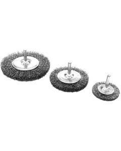 WLMW1209 image(0) - Wilmar Corp. / Performance Tool 3" Wire Wheel - Coarse