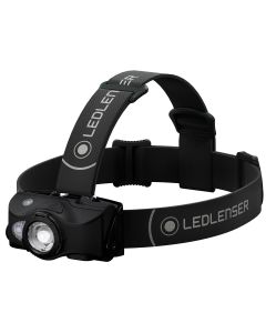 LED880556 image(0) - LEDLENSER INC MH8 Black Recharge Headlamp, 600 Lumens