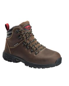 FSIA7470-5.5W image(0) - Avenger Work Boots - Hammer Series - Men's Met Guard 8" Work Boot - Carbon Toe - CN | EH | PR | SR - Brown - Size: 9W