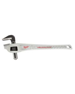 MLW48-22-7185 image(0) - Milwaukee Tool 18" Aluminum Offset Pipe Wrench