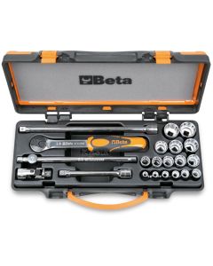 BTA009100933 image(0) - Beta Tools USA 910B/C16Q-16 Sockets and 5 Accessories