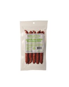 Gold Rush Jerky Jalapeno and Cheddar "Fresh from the Farm" Meat Snack Stick - 12 Count (6 lbs.)