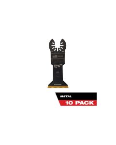 MLW49-25-1269 image(0) - Milwaukee Tool OPEN-LOK 1-3/4" TITANIUM CHARGED Bi-Metal Multi-Material Multi-Tool Blades 10PK