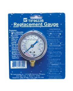 TIF9622B image(0) - TIF Instruments REFRIGERANT GAUGE GLYCERINE LOW SIDE R12