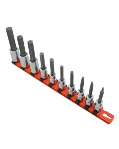 MRTBC10K image(0) - Martin Tools SKT SET 3/8&1/2 HEX BIT 10PC