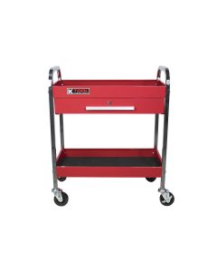 KTI75105 image(0) - K Tool International Steel Service Tool Cart with 1-Drawer and 2-Shelve