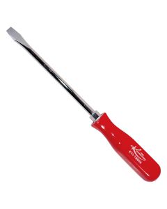 6 in. Slotted Screwdriver with Red Square Handle (