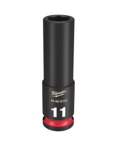 MLW49-66-6153 image(0) - SHOCKWAVE Impact Duty 3/8"Drive 11MM Deep 6 Point Socket