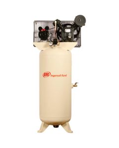Ingersoll Rand 7.5 HP, 230 volts, 3 phase, 80 gallon vertical air compressor
