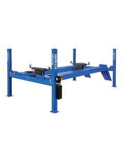 ROTCRA14N201YBL image(0) - Forward Lift 14K Alignment Rack,  4-Post, 182.5&rdquo; Wheel Base Max., With 20&rdquo; Wide Runways,  W/ Standard Drive On Ramps, Includes  2 RRJ70G Jacks,  Bolt On Alignment Kit With Radius Gauges, And Internal Airline Kit. (ET