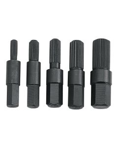 WLMW80635 image(0) - Wilmar Corp. / Performance Tool 5 Pc Bolt Extractor Set