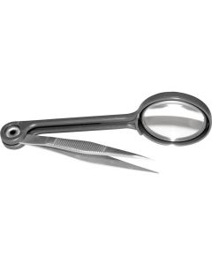 WLMW3213 image(0) - Wilmar Corp. / Performance Tool Magnifying Glass Tweezers