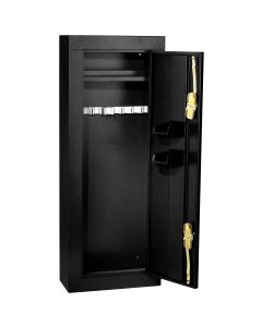 HOMHS30103660 image(1) - Homak Manufacturing 8 Gun Steel Security Cabinet, Black