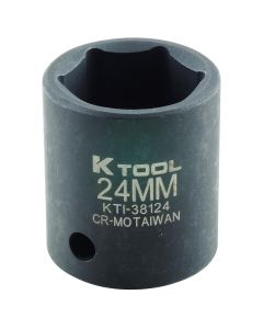 KTI38124 image(1) - K Tool International SOC IMP MET 1/2DR 24MM