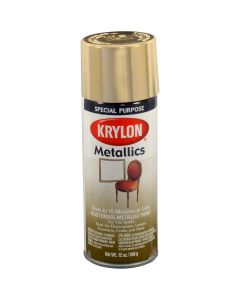 DUP1708 image(0) - Krylon Metallic Paints Brass Metallic 12 oz.