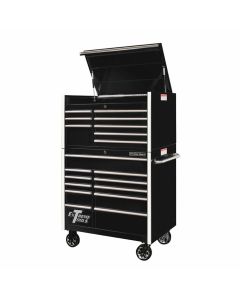 EXTRX412519CRBK image(0) - Extreme Tools Extreme Tools 41" 8 Drawer Top Chest/11 Drawer Ro