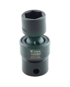 KTI37514 image(0) - K Tool International SOC 14MM 3/8D IMP UNIV 6PT