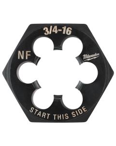 MLW49-57-5378 image(0) - 3/4"-16 NF 1-7/16" Hex Threading Die