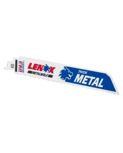 LEX20177B9110R image(0) - Lenox Tools LENOX Lazer B9110R Bi-Metal Reciprocating Saw Blades, 9-Inch, 10 Tpi, 25/Pk