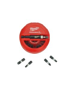 MLW48-32-4011 image(0) - Milwaukee Tool SHOCKWAVE IMP DUTY DRIVER 22-PC BITS IN PUCK