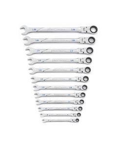 KDT86229 image(0) - GearWrench 12 Pc. 120XP Universal Spline Metric XL Flex Combi