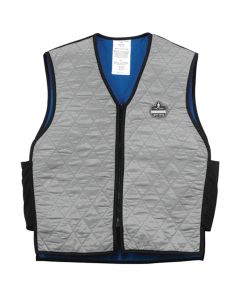 ERG12543 image(0) - Ergodyne 6665 M Gray Evap Cooling Vest