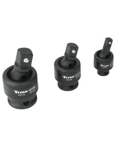 TIT40160 image(0) - TITAN 3 Pc. Impact Socket Universal Joint S