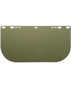 SRW29100 image(0) - Jackson Safety Jackson Safety - Replacement Windows for F20 Polycarbonate Face Shields - Dark Green - 8" x 15.5" x.040" - E Shaped - Unbound - (36 Qty Pack)