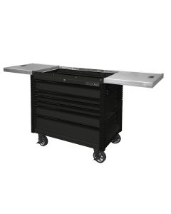 EXTEX4106TCSMBBK image(0) - Extreme Tools 41 in. 6-Drawer Slide Top Tool Cart, Matte Black