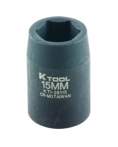 K Tool International SOC 15MM 1/2D IMP 6PT
