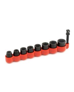 TIT48001 image(0) - TITAN 9 Pc. 3/8" Drive SAE Impact Socket Set