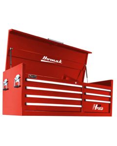 HOMRD02056071 image(0) - Homak Manufacturing 56" H2Pro Series 7 Drawer Top Chest - Red