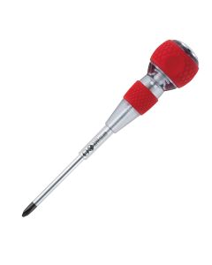 VES250P2100 image(0) - Vessel No.250 Ball Grip Tang-Thru Screwdriver w/Ceramic Ball PH2x100