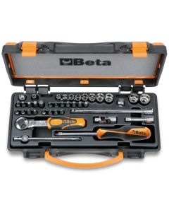 BTA009000971 image(0) - Beta Tools USA 900/C11-11 Sockets, 20 BITS + 8 Accessories