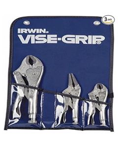 IRWIN PLIER LCKNG ORIGINAL 3PC KIT BAG SET