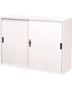 ShopSol Parts Cabinet, White with Steel Doors