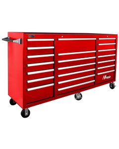 HOMRD04021720 image(0) - 72 in. H2Pro Series 21 Drawer Rolling Cabinet, Red