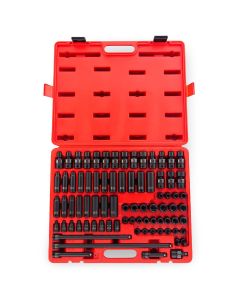 SUN3580 image(0) - Sunex 3/8" Drive 80 Piece Master Impact Socket Set