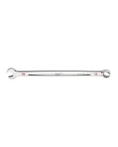 MLW45-96-9408 image(0) - Milwaukee Tool 1/4" SAE Combination Wrench, 12-Point, Steel, Chrome, Ergonomic, I-Beam Handle