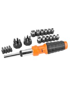 WLMW9082 image(0) - Wilmar Corp. / Performance Tool 34pc Socket and Bit Driver Set