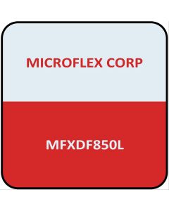 MFXDF850L image(0) - Microflex Microflex DermaFree Vinyl Exam Gloves Size L 100PK