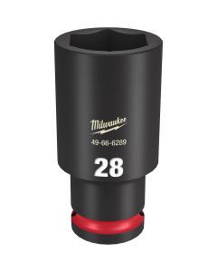 MLW49-66-6289 image(0) - SHOCKWAVE Impact Duty 1/2"Drive 28MM Deep 6 Point Socket