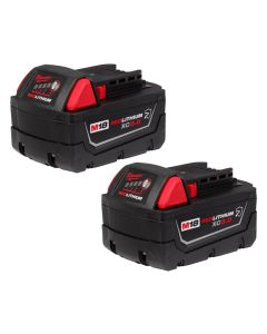 MLW48-11-1852R image(0) - Milwaukee Tool M18 REDLITHIUM XC5.0 Resistant Battery 2PK