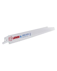 LEX20583 image(0) - Lenox Tools Reciprocating Saw Blades, 110R, Bi-Metal, 12 in. L