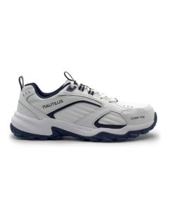 FSIN1101-7.5EE image(0) - Nautilus Safety Footwear Nautilus Safety Footwear - TITAN - Men's Low Top Shoe - CT|EH|SF|SR - White / Navy - Size: 7.5 - 2E - (Extra Wide)