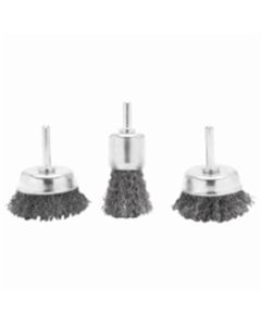 WLMW1226 image(0) - Wilmar Corp. / Performance Tool 3pc Rotary Wire Brush Set