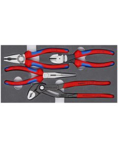 KNP002001V15 image(0) - KNIPEX 4 pc. BASIC PLIERS SET